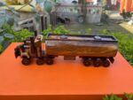 Handcrafted Wooden Oil Tanker Truck Model – Premium Handmade Wooden Vehicle Showpiece for Home & Office Decor - Image 4