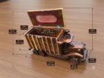 Handcrafted Wooden Vintage Truck Tissue Box Holder – Premium Handmade Home & Office Decor - Image 2